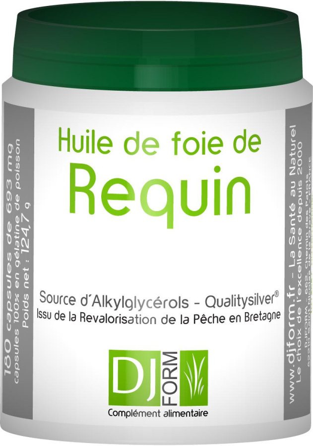 Huile de Foie de Requin - Alkylglycérol - Djform Huile de Foie de Requin - Alkylglycérol - Djform