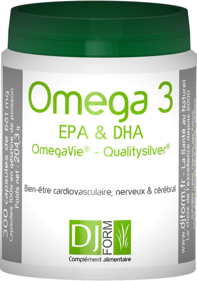 Oméga 3 EPA et DHA Djform - Qualitysilver Oméga 3 EPA et DHA Djform - Qualitysilver