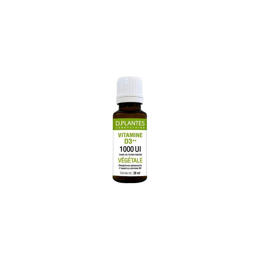 Vitamine D3++ 1000 UI Végétale - D.Plantes Vitamine D3++ 1000 UI Végétale - D.Plantes