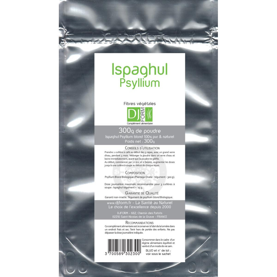 Ispaghul - Psyllium blond en poudre - Djform