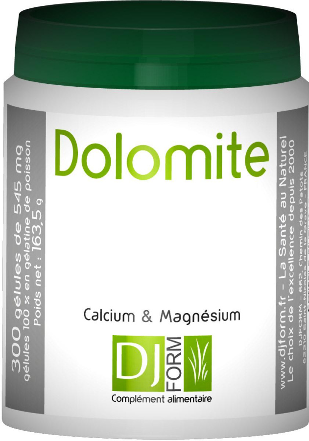 Dolomite - boite de 300 gélules - Djform Dolomite - boite de 300 gélules - Djform