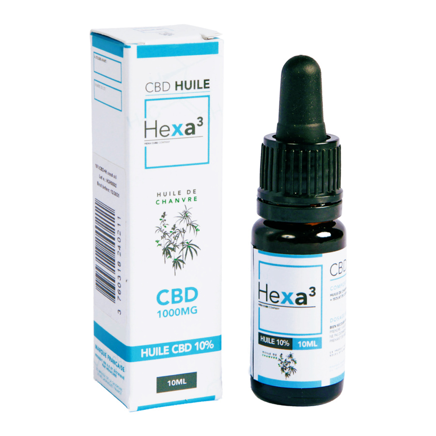 Huile de chanvre à 10% de CBD - 10ml Huile de chanvre à 10% de CBD - 10ml