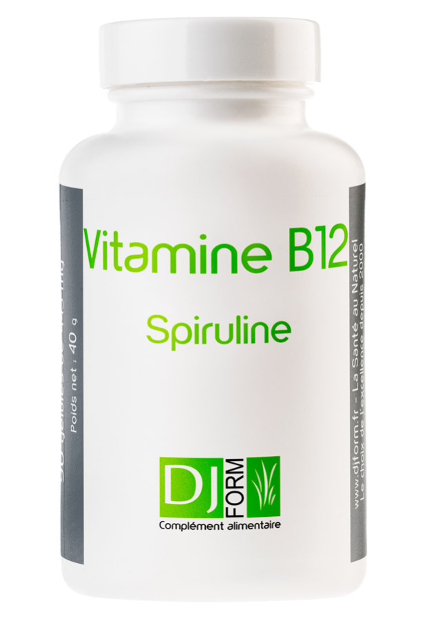 Vitamine B12 spiruline 90 gélules Djform