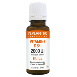 Vitamine D3++ 2000 UI - D.Plantes