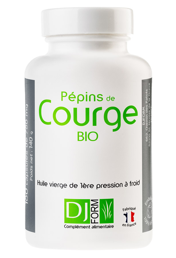 Huile de Pépins de Courge Bio Djform 300 capsules, Confort