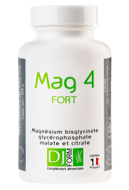 Magnésium citrate malate bisglycinate glycérophosphate 180 gélules Djform