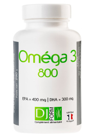Omega 3 800 djform - acides gras essentiels pour le coeur et le système nerveux