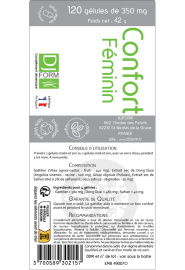étiquette Confort Féminin 120 gélules