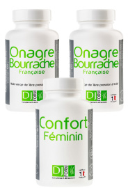 Pack Cycles féminins : Onagre-Bourrache et complexe Confort Féminin
