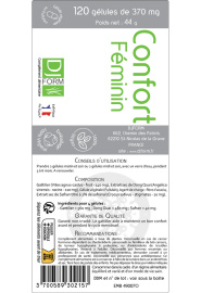 Confort Féminin 120 gélules étiquette