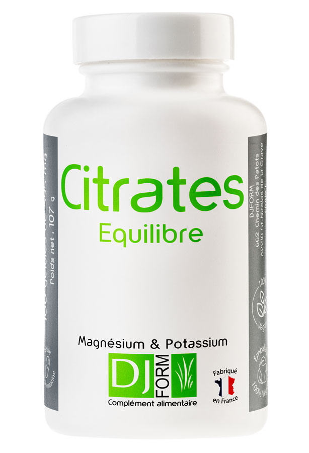 Citrates Equilibre - Complément Magnésium et Potassium