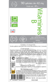 Vitamines B 90 gélules étiquette djform