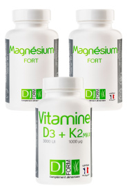 Pack magnésium & vitamine D3+K2