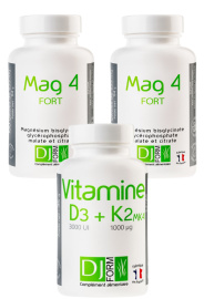 Pack Mag 4 Fort et Vitamine D3 + K2