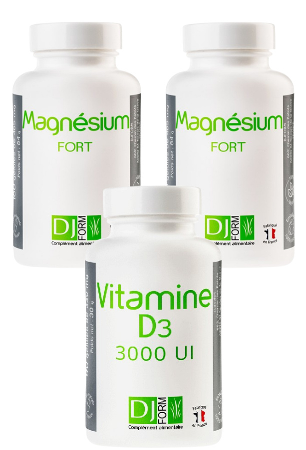 Pack Magnésium et Vitamine D3