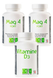 Pack Mag 4 Fort et Vitamine D3