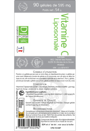 Vitamine C liposomale étiquette - Djform
