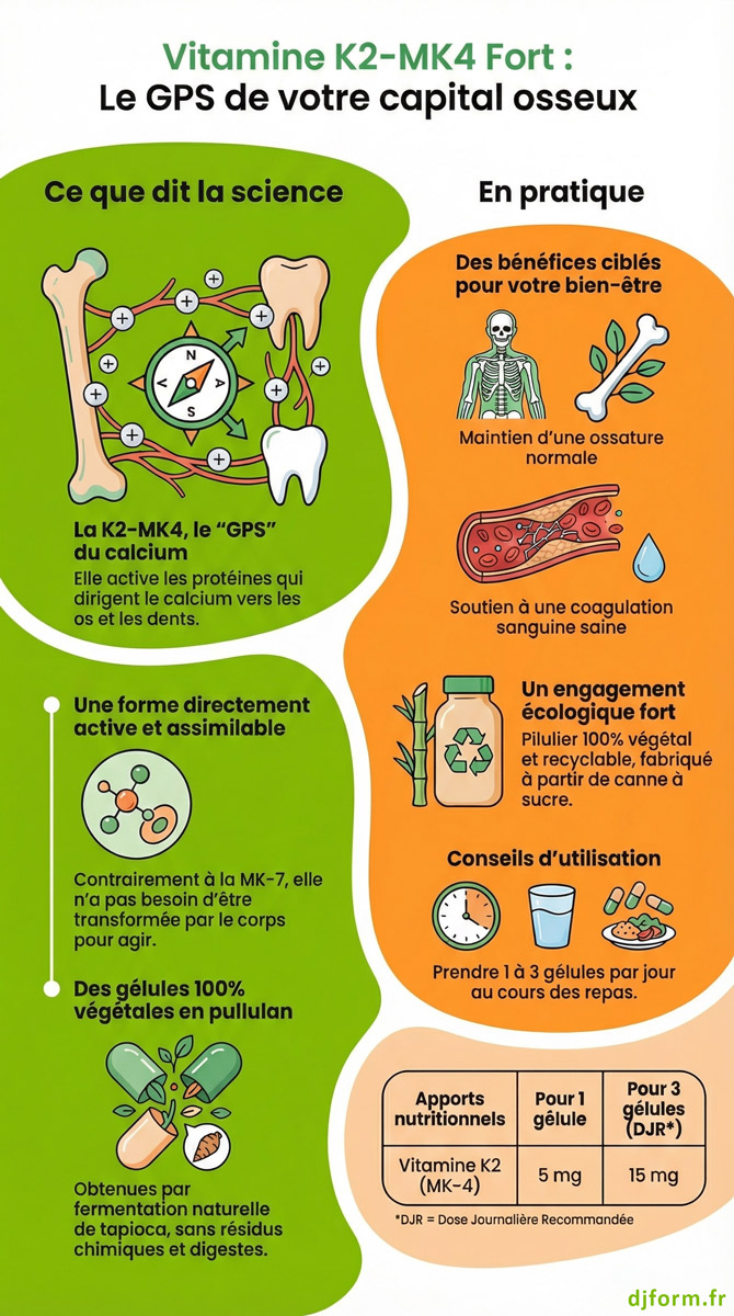 Vitamine K2 MK4 FORT en image