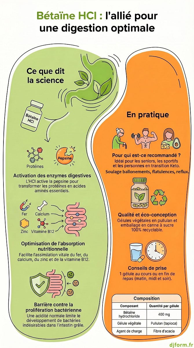 Bétaïne Hcl en image