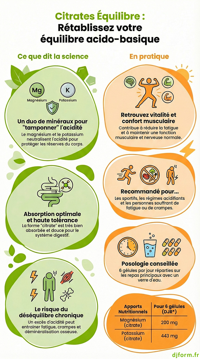 Citrates équilibre en image