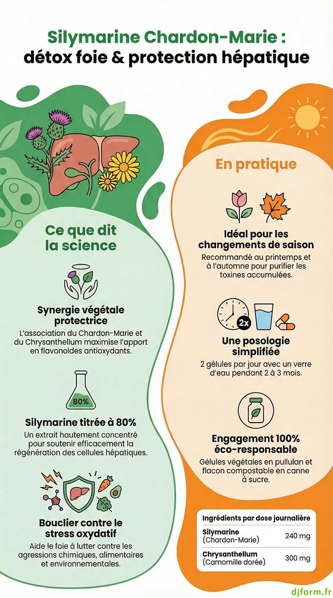 Silymarine Chardon-Marie en image
