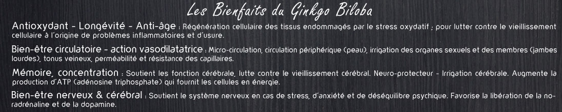 Ginkgo biloba, Complément alimentaire Djform