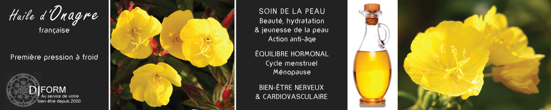 L’huile d’onagre française djform, confort hormonal